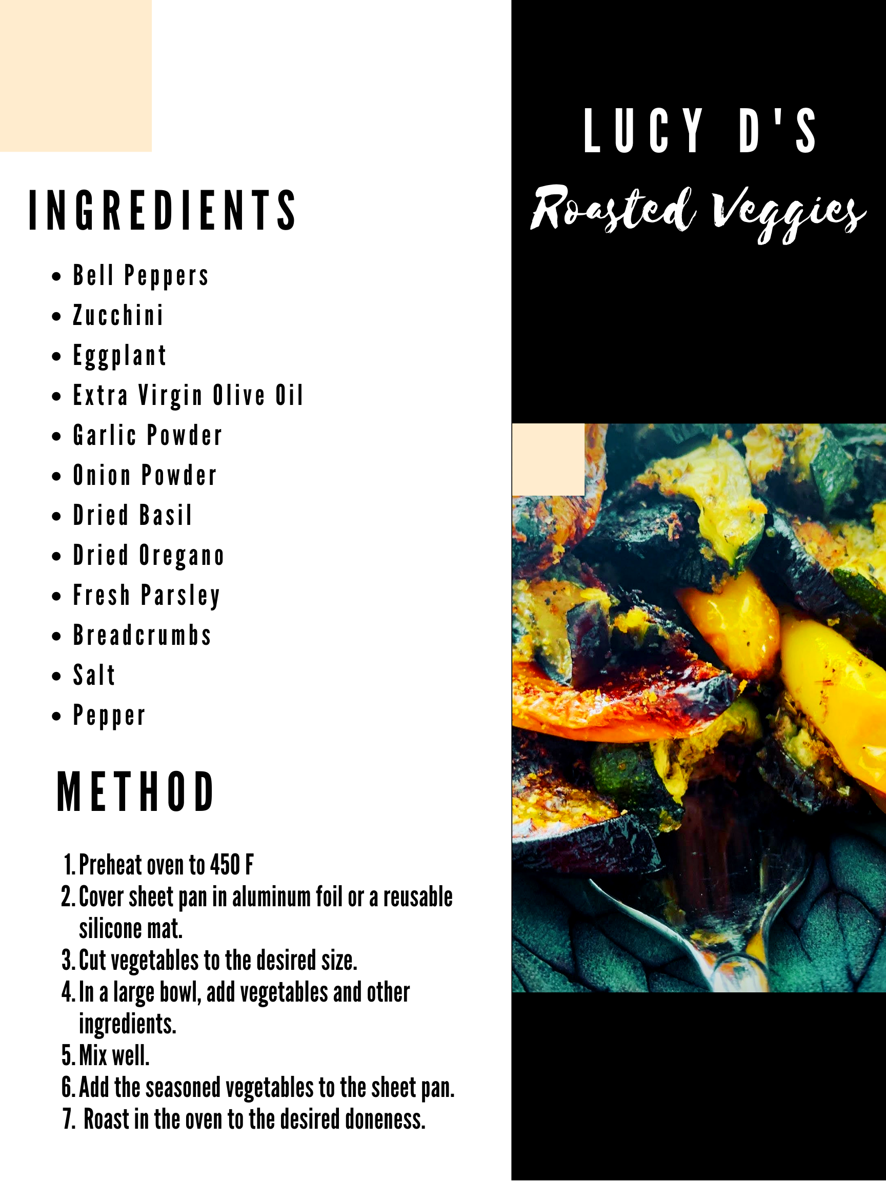 recipe for roasted vegetables